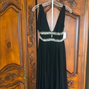 Marchesa Notte long black dress. Never worn